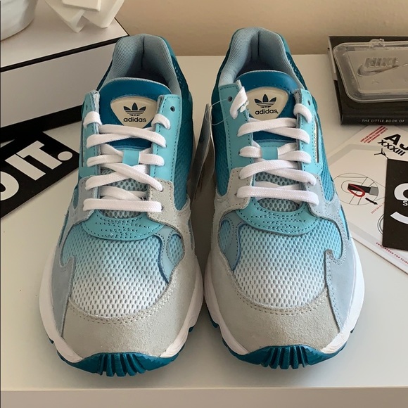 NWT Adidas Falcon ombré teal shoes - Picture 4 of 9